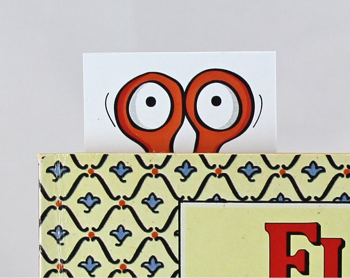 Orange Monster Card with Bookmark