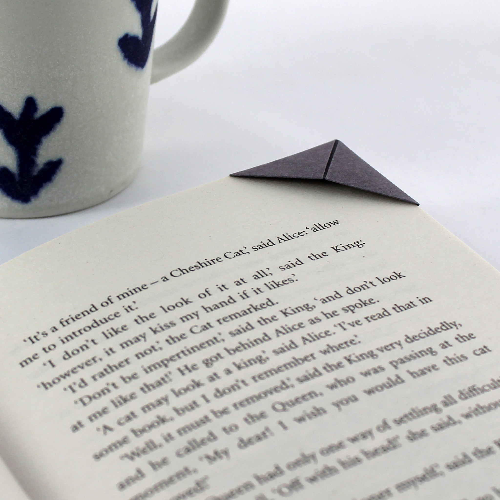 Tabby Cat Card with Origami Bookmark